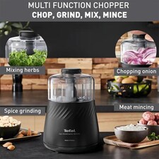 Tefal Eco Respect Moulinette MB710840 Mini Chopper 800W 0.5L Black | Black | 47.99 | 237 x 170 x 170 mm (H x W x D) thumbnail 4