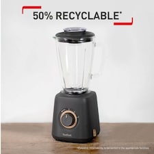 Tefal Eco Respect BL46EN40 Blender Smoothie Maker 800W 1.75L Black | Black thumbnail 3