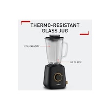 Tefal Eco Respect BL46EN40 Blender Smoothie Maker 800W 1.75L Black | Black thumbnail 4