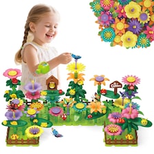 191 PCS Flower Garden Building Toys for Girls STEM DIY Construction Playset for Kids