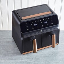 Neo Black Copper Gold Black Dual Twin Zone Double Drawer Electric Air Fryer | Black | Black | 1 thumbnail 8