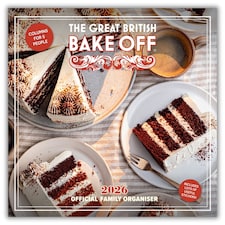 THE GREAT BRITISH BAKE OFF 2026 FAMILY ORGANISER CALENDAR (WITH STICKERS)