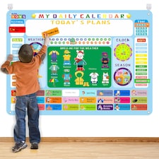 Hang-Up Educational Busy Board for Kids – Learn Numbers, Days & More - Gift Toy for Toddlers thumbnail 2