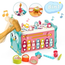 8-in-1 Music Activity Educational Toy – Light, Sound & Learning Fun!