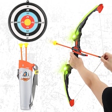 LED Light-Up Archery Set for Kids – Indoor & Outdoor Bow and Arrow Toy with Suction Arrows Archery Training Toy for Boys & Girls thumbnail 4