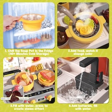 Kids Play Kitchen Fried Chicken Shop (Green) thumbnail 5