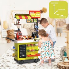 Kids Play Kitchen Fried Chicken Shop (Green) thumbnail 6