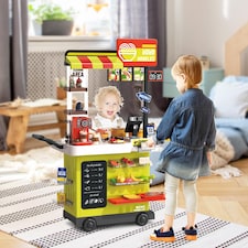 Kids Play Kitchen Fried Chicken Shop (Green) thumbnail 8