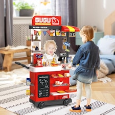 Kids Play Kitchen Fried Chicken Shop (Red) thumbnail 8