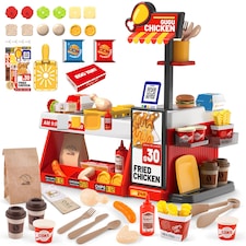 Mini Kitchen Playset – 52PCS Fried Chicken Shop Toy