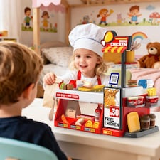 Mini Kitchen Playset – 52PCS Fried Chicken Shop Toy thumbnail 6