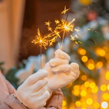 30 Hand Held Sparklers - 25cm - ( 5 Packs of 6 ) thumbnail 2