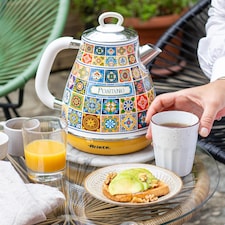 Ariete 869/01 Cordless Kettle 1.7L, 360 Rotating Base, Water Level Indicator, Auto Switch Off, Positano Design thumbnail 5