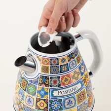 Ariete Positano Jug Kettle & 2 Slice Toaster Set, Italian Tile Design, Vintage-Inspired Breakfast Set thumbnail 5