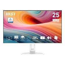 MSI PRO MP251W E2 24.5" 120Hz Full HD 1ms Monitor with Speakers - White