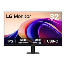 LG 32U631A 32" Quad HD IPS 100 Hz 5 ms USB Type-C Monitor - Black