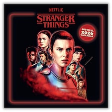 STRANGER THINGS REWATCH 2026 SQUARE CALENDAR