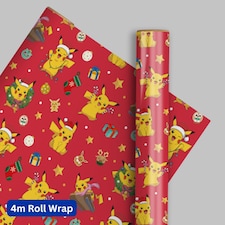 Pokemon Christmas Wrapping Paper 4m Roll