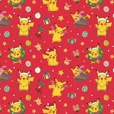 Pokemon Christmas Wrapping Paper 4m Roll thumbnail 2