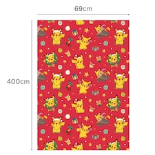 Pokemon Christmas Wrapping Paper 4m Roll thumbnail 3