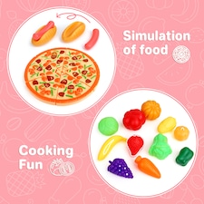 Pretend Play Food & Picnic Basket Set – Fun On-the-Go Playtime! thumbnail 2