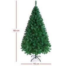 Yaheetech 183cm Artificial Christmas Tree with Foldable Stand thumbnail 3