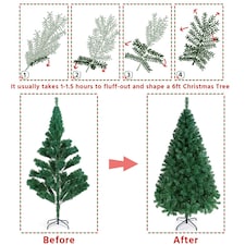 Yaheetech 183cm Artificial Christmas Tree with Foldable Stand thumbnail 5