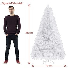 Yaheetech 183cm Artificial Christmas Tree with Foldable Stand Black thumbnail 3