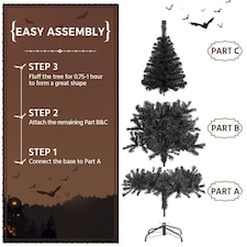 Yaheetech Artificial Christmas Tree with PVC Tips thumbnail 5