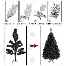 Yaheetech Artificial Christmas Tree with PVC Tips thumbnail 6