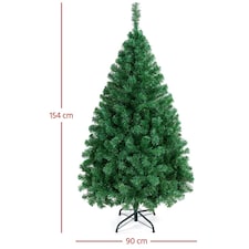 Yaheetech Artificial Christmas Tree with PVC Tips thumbnail 2