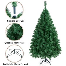 Yaheetech Artificial Christmas Tree with PVC Tips thumbnail 4