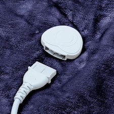 Neo Navy Electric Heated Throw Over Blanket - Reversible | Blue | Navy thumbnail 7