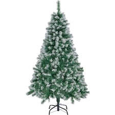 Yaheetech Frosted Christmas Tree with Foldable Stand