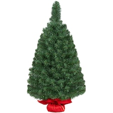 Yaheetech 90cm Mini Tabletop Christmas Tree with Concrete Base