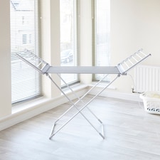 Neo Electric Heated Winged Airer Clothes Dryer Rack thumbnail 2