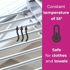 Neo Electric Heated Winged Airer Clothes Dryer Rack thumbnail 5
