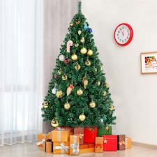 Yaheetech 183cm Artificial Christmas Tree with Foldable Stand Black thumbnail 2