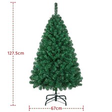Yaheetech Hinged Fir Christmas Tree with Foldable Stand thumbnail 3