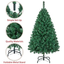 Yaheetech Hinged Fir Christmas Tree with Foldable Stand thumbnail 6
