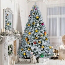Yaheeteh 228cm Artificial Christmas Tree with Foldable Stand thumbnail 2