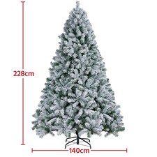 Yaheeteh 228cm Artificial Christmas Tree with Foldable Stand thumbnail 3