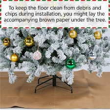 Yaheeteh 228cm Artificial Christmas Tree with Foldable Stand thumbnail 6