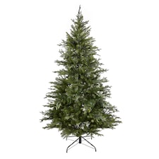 OHS Tiffany Lit Christmas Tree 300 Vintage White LEDs Norway Spruce - 7ft thumbnail 2
