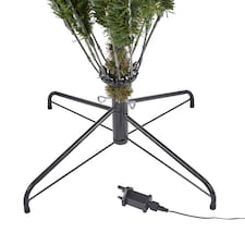 OHS Tiffany Lit Christmas Tree 300 Vintage White LEDs Norway Spruce - 7ft thumbnail 4