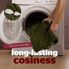 Silentnight Luxury Heated Throw, Olive | Green | Olive | One Size | 1 thumbnail 8