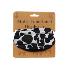 Bartleby Multifunctional Fleece Lined Snood Headwear Cow Print