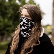 Bartleby Multifunctional Fleece Lined Snood Headwear Cow Print thumbnail 2