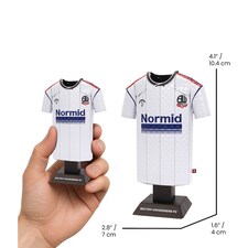 RadStuff Metal Alloy Football Shirt - Retro Bolton Wanderers Home Kit 1988-90 thumbnail 4
