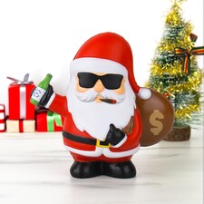 Gift Republic Bad Santa Christmas Talking Stress Reliever thumbnail 5